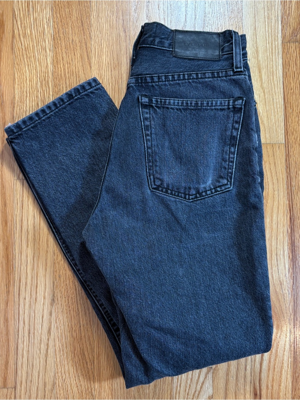 Everlane 90’s Cheeky Jeans - 23 Ankle - Organic Cotton - Dark Wash Denim